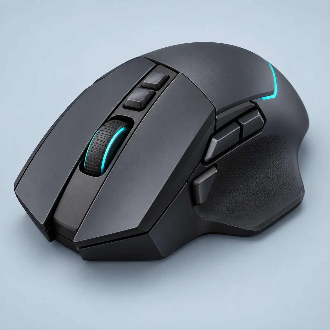AI illustration of Logitech G G502 X PLUS; visual reference, not an official product photo